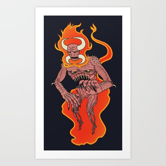 Demon Art Print