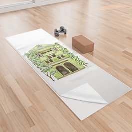 Tropical House – Lime Yoga Towel