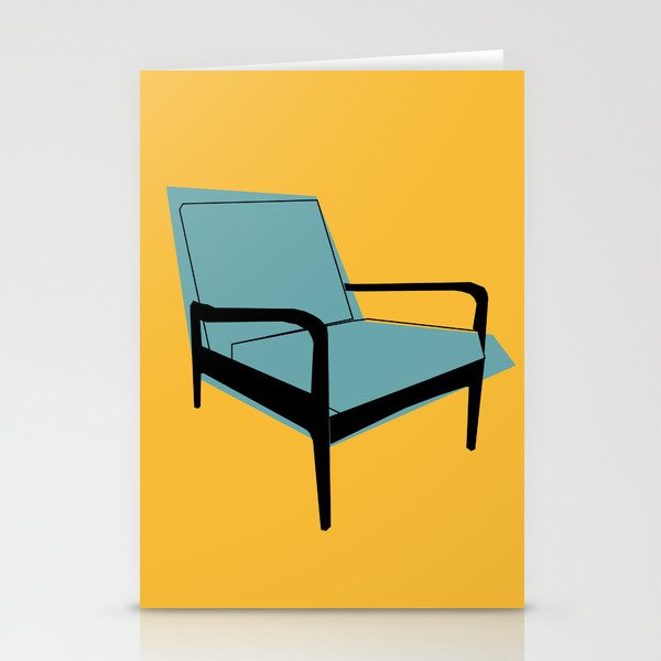 Mid Century Chair Stationery Cards