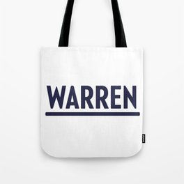 Elizabeth Warren 2020 presidential campaign logo Tote Bag