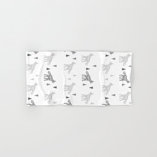Fox Pattern Hand & Bath Towel