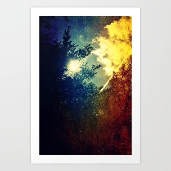 Dreaming in Color (of My First Flight) Art Print