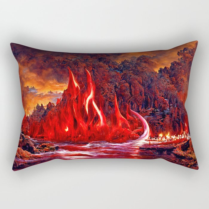 Hell on Earth Rectangular Pillow