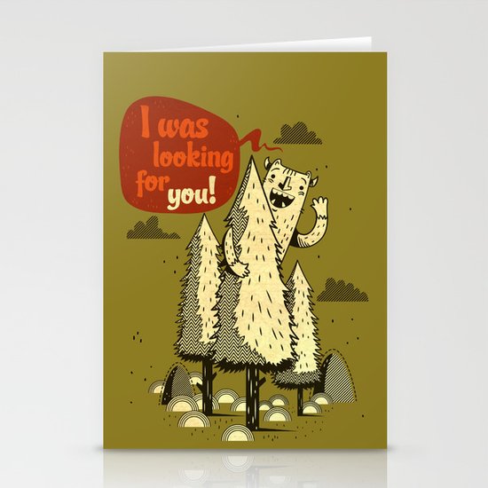 The Woods Monster. Stationery Cards