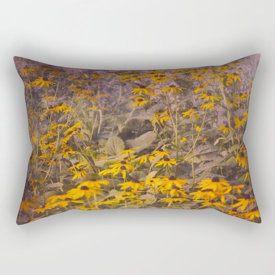 Yellow Jungle Rectangular Pillow