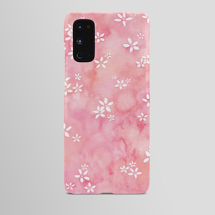 Peachy Florals Android Case