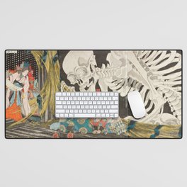 Takiyasha the Witch and the Skeleton Spectre, Utagawa Kuniyoshi, 1844 Desk Mat