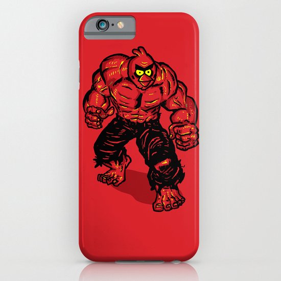 Angry Bird hulk Red iPhone & iPod Case