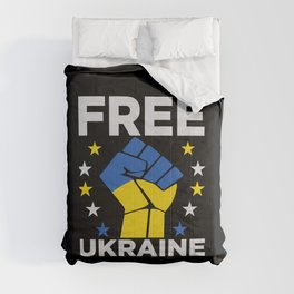 Free Ukraine Stop War Comforter