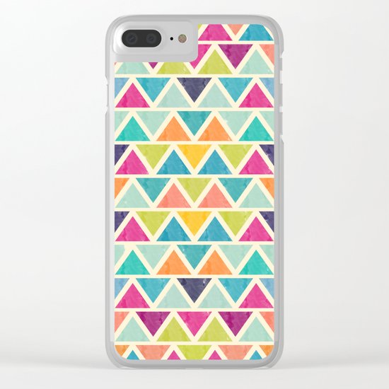 Lovely geometric Pattern II Clear iPhone Case