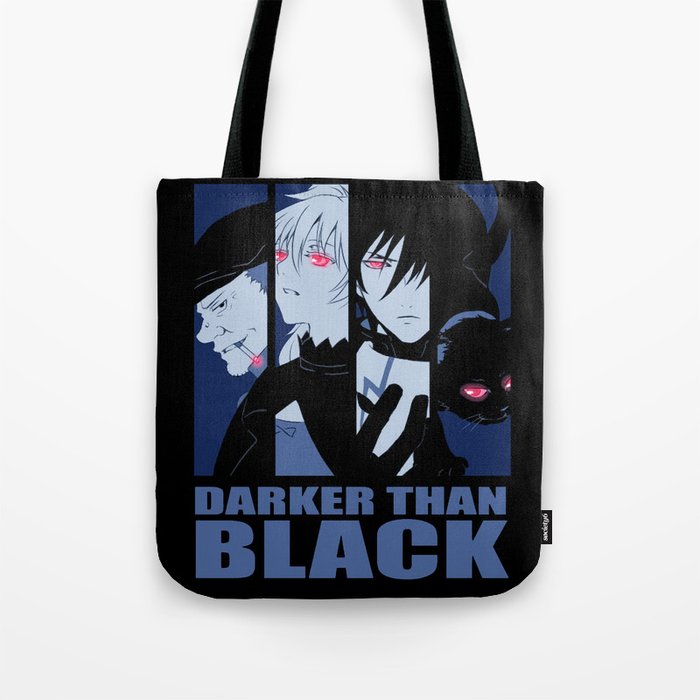 Darker Than Black Huang Hei Yin And Mao Tote Bag By Mirrortab