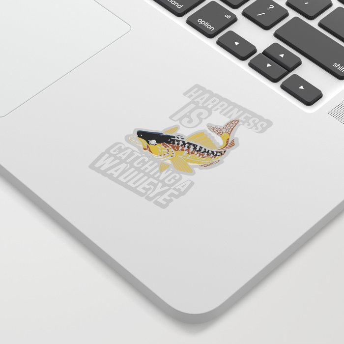 Happiness Is Catching A Walleye Sticker