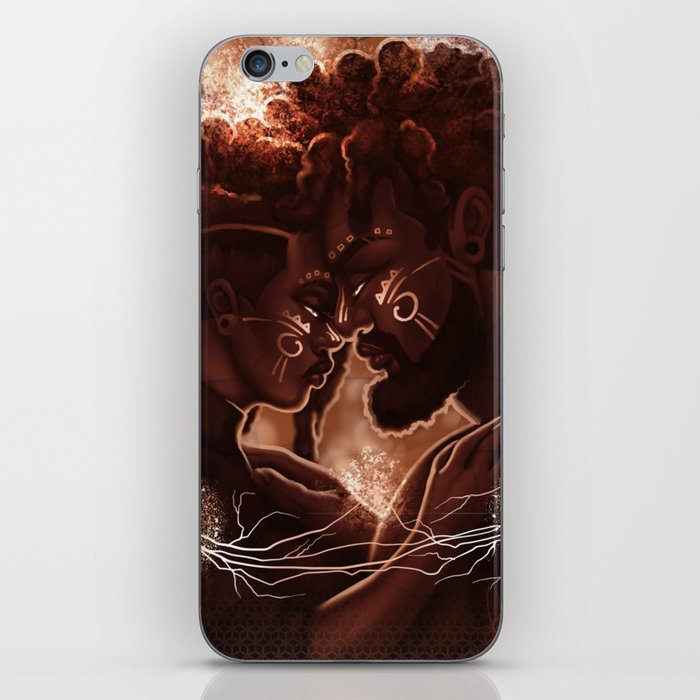 Synchronicity: Kemetic Heart Strings of the Divine iPhone Skin