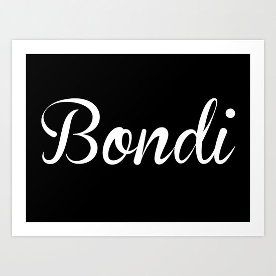Bondi Art Print