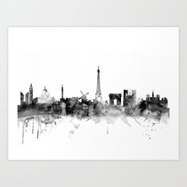 Paris Cityscape Art Prints Society6
