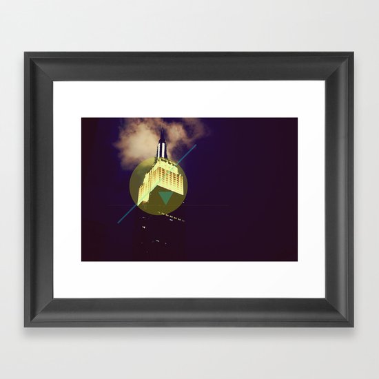 On The Rocks Framed Art Print