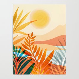 Golden Hour / Abstract Landscape Series Poster