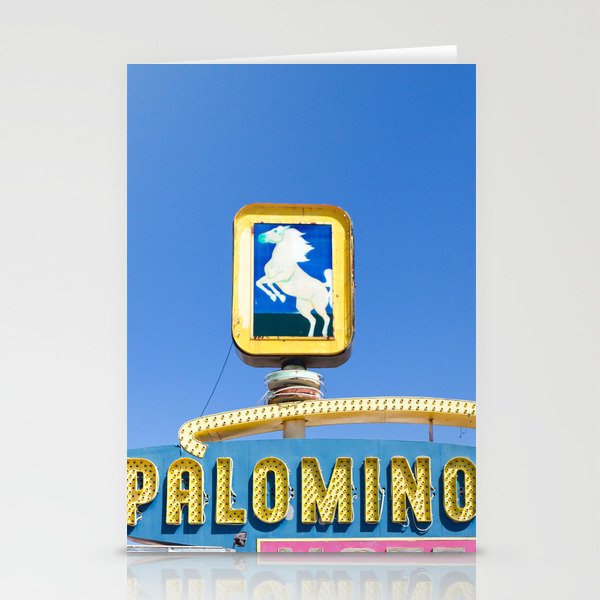 Palomino Motel - Route 66 Vintage Sign Photography Stationery Cards