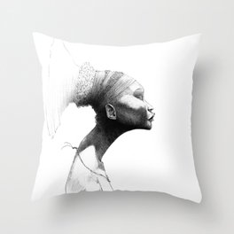 Afro Throw Pillow