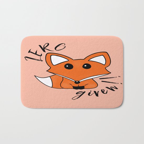 ZERO Fox Given Bath Mat