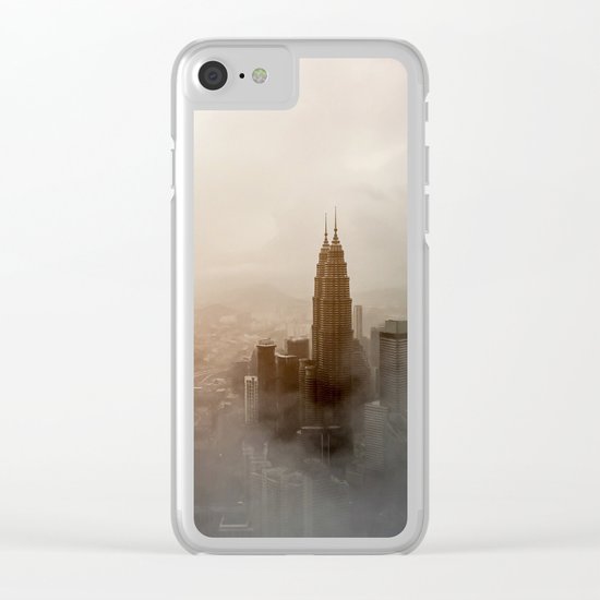Foggy City Clear iPhone Case