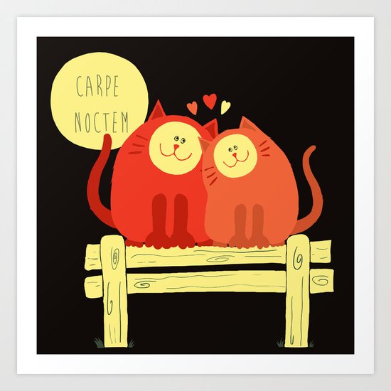 Carpe Noctem Art Print