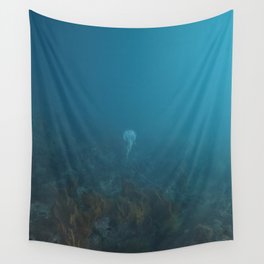 Lonely soul jellyfish Wall Tapestry