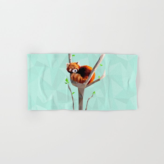 Red Panda Hand & Bath Towel