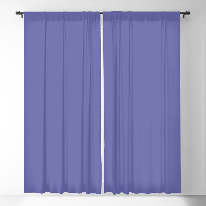 Very Periwinkle Purple Blue Solid Coordinate Color Blackout Curtain