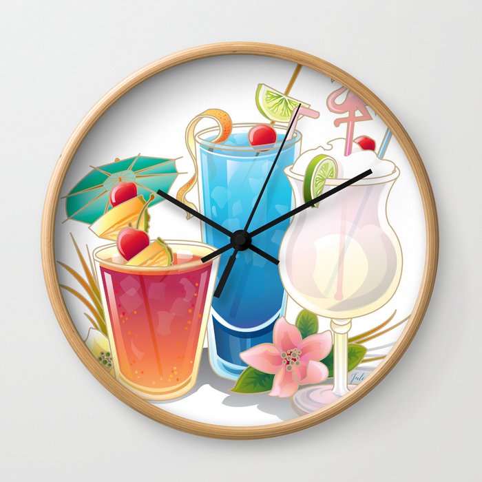 Tropical Drink #3 Wall Clock