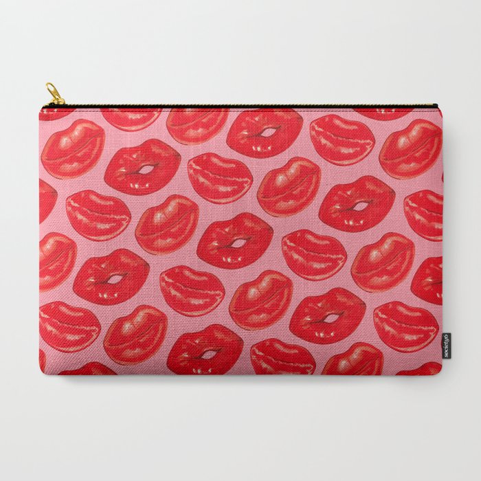 Gummy Lips Candy - Pink Carry-All Pouch
