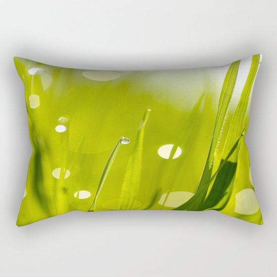 Wonderful Morning Dew Rectangular Pillow