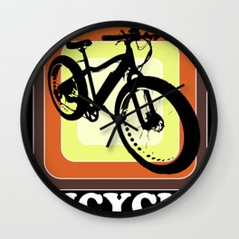 Bicycle Retro Mountain Bike Owner Wall Clock