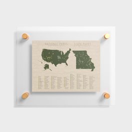 US National Parks - Missouri Floating Acrylic Print