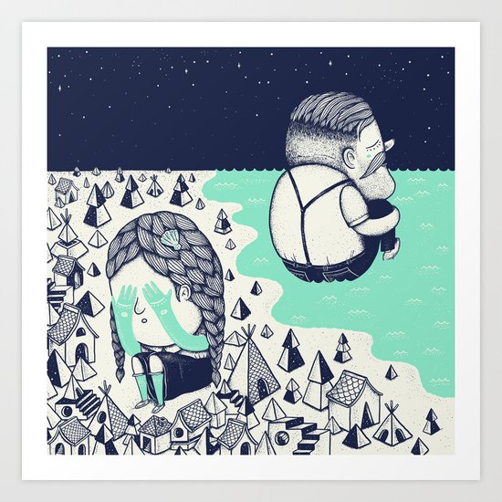 Departures Art Print