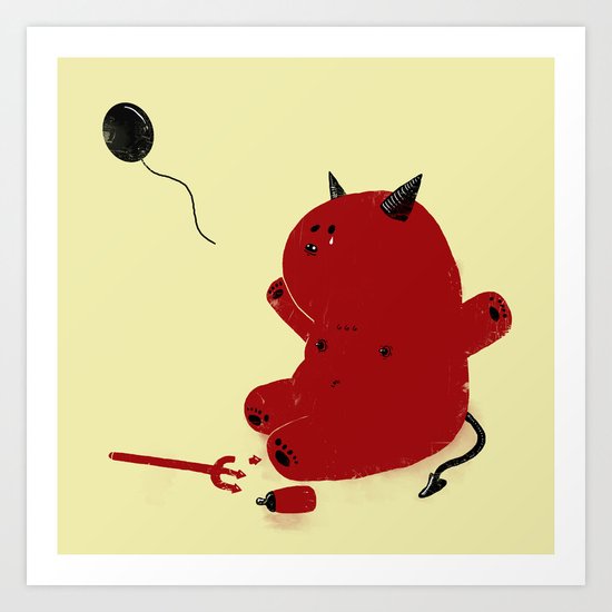 Evool Baby Art Print
