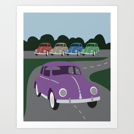 V Bug Art Print