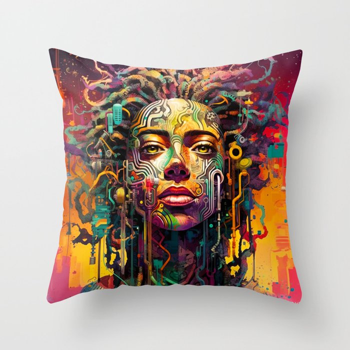 Lady Lux Throw Pillow
