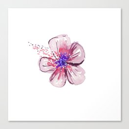 Little Lilac Flower Canvas Print