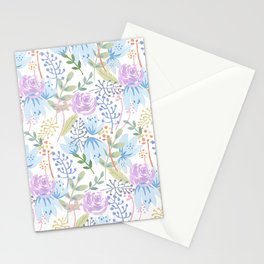 Lilac rose garden Stationery Card