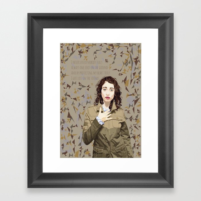 Regina Spektor Framed Art Print By Ianytrisuzzi Society6