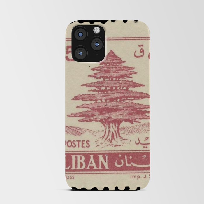 Lebanon vintage timbre iPhone Card Case