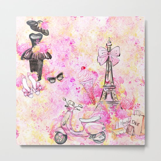 Fashion and Paris #5 Metal Print