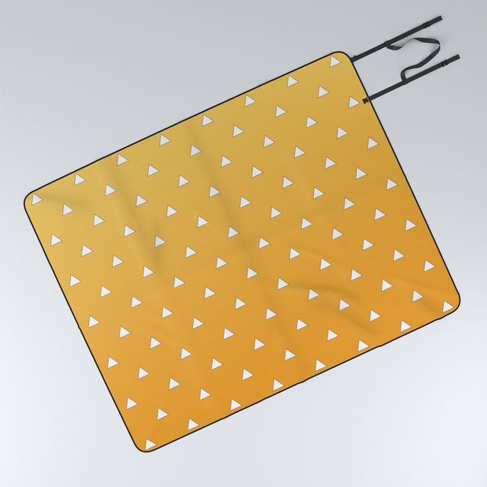 Zenitsu Pattern Picnic Blanket