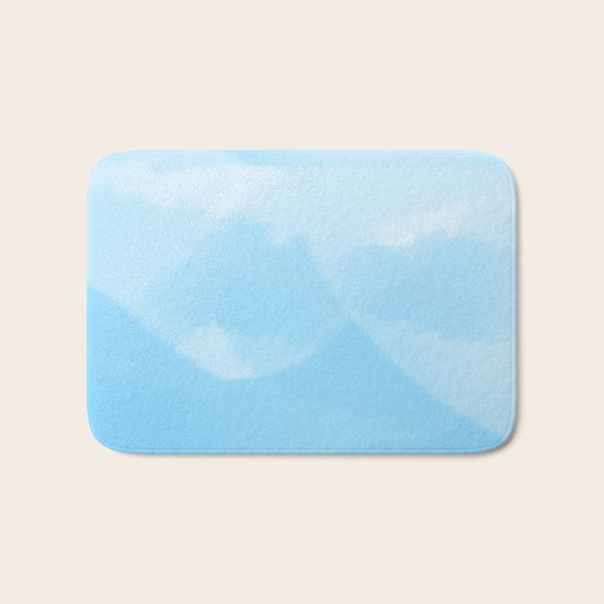 Blue Bath Mat