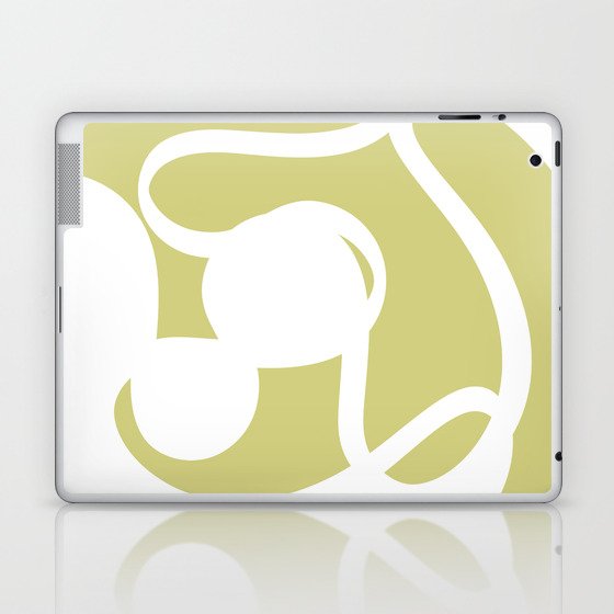 Abstract line and shape 16 Laptop & iPad Skin