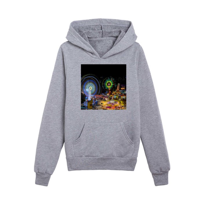 Fairground Attraction (diptych - right side) Kids Pullover Hoodie