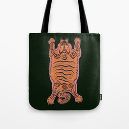 Wild Tiger Rug Tote Bag