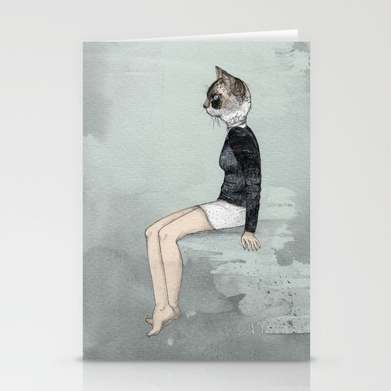 Cat Woman Stationery Cards