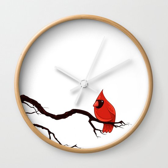 Cardinal Wall Clock